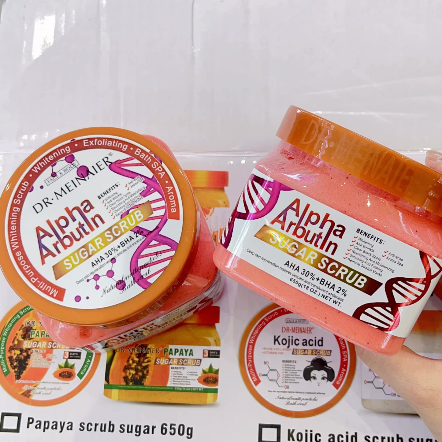 Alpha Arbutin Sugar Scrub