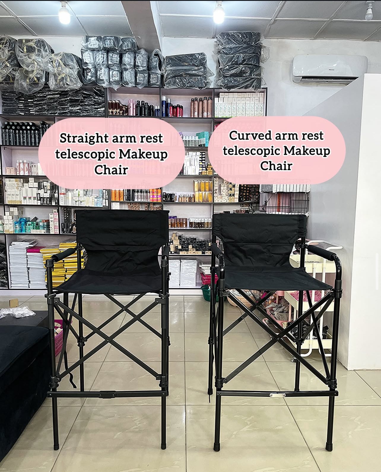Trayless Telescopic Chair