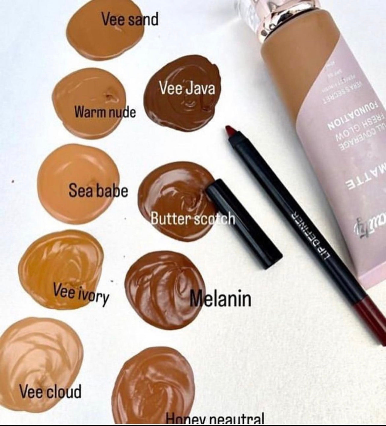 Vee Beauty Pro Matte (Tube) Foundation