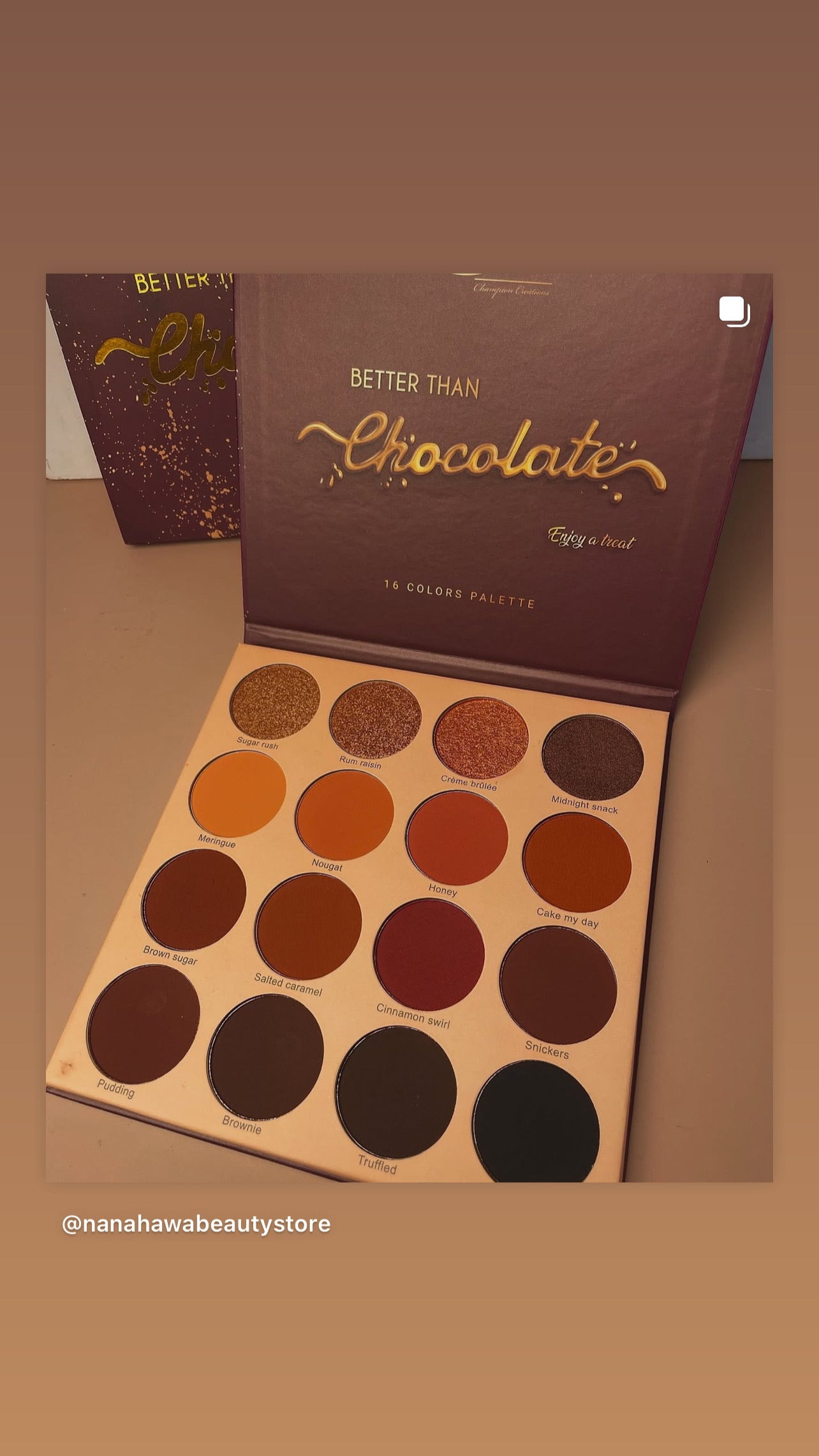 CPD BETTER THAN CHOCOLATE EYESHADOW PALETTE