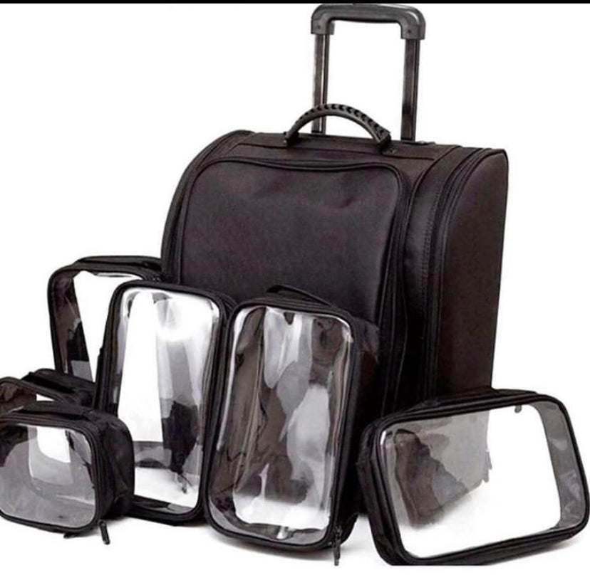 Makeup Trolley with 6 Pouches