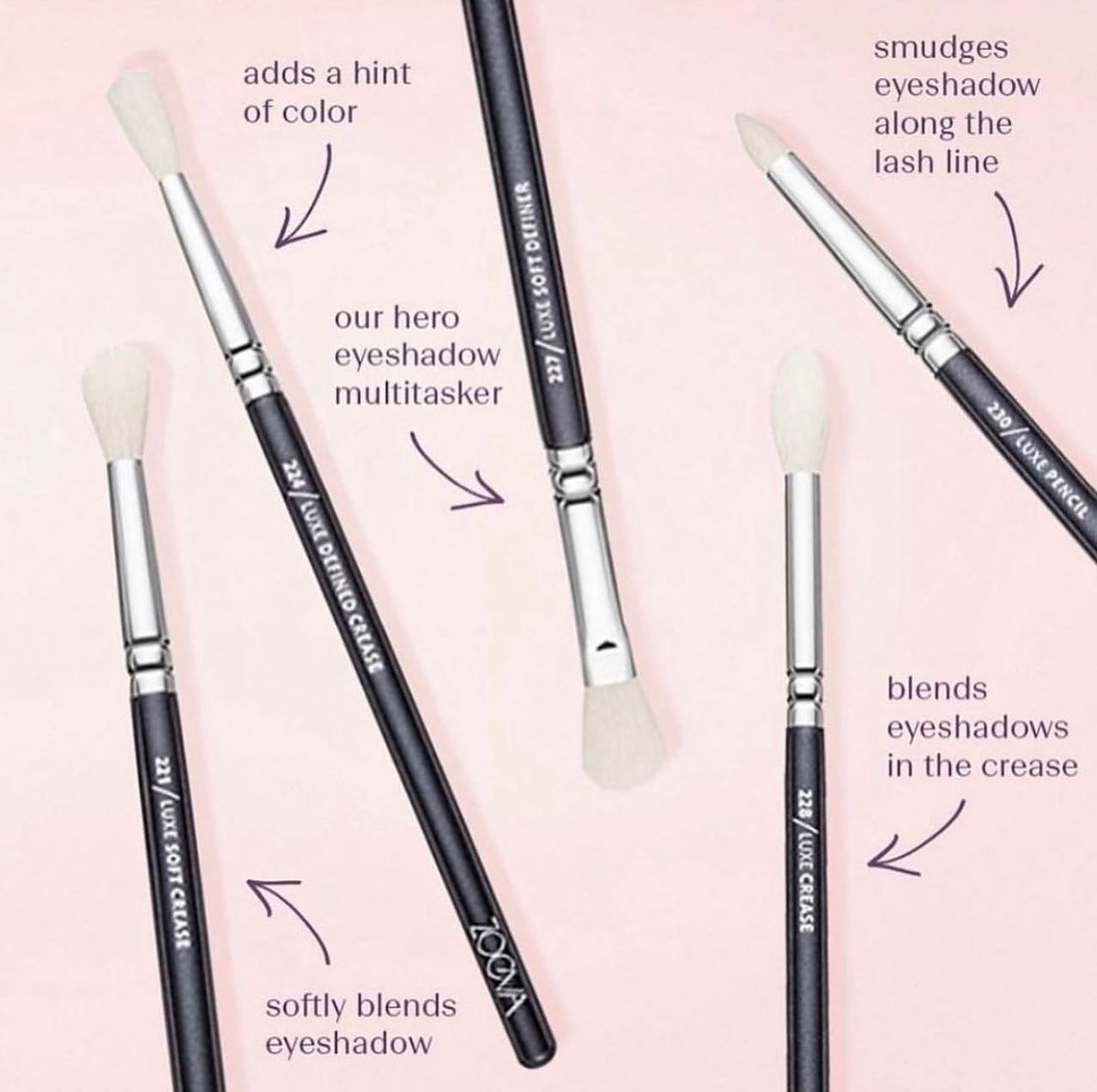 Zoeva Black brush set