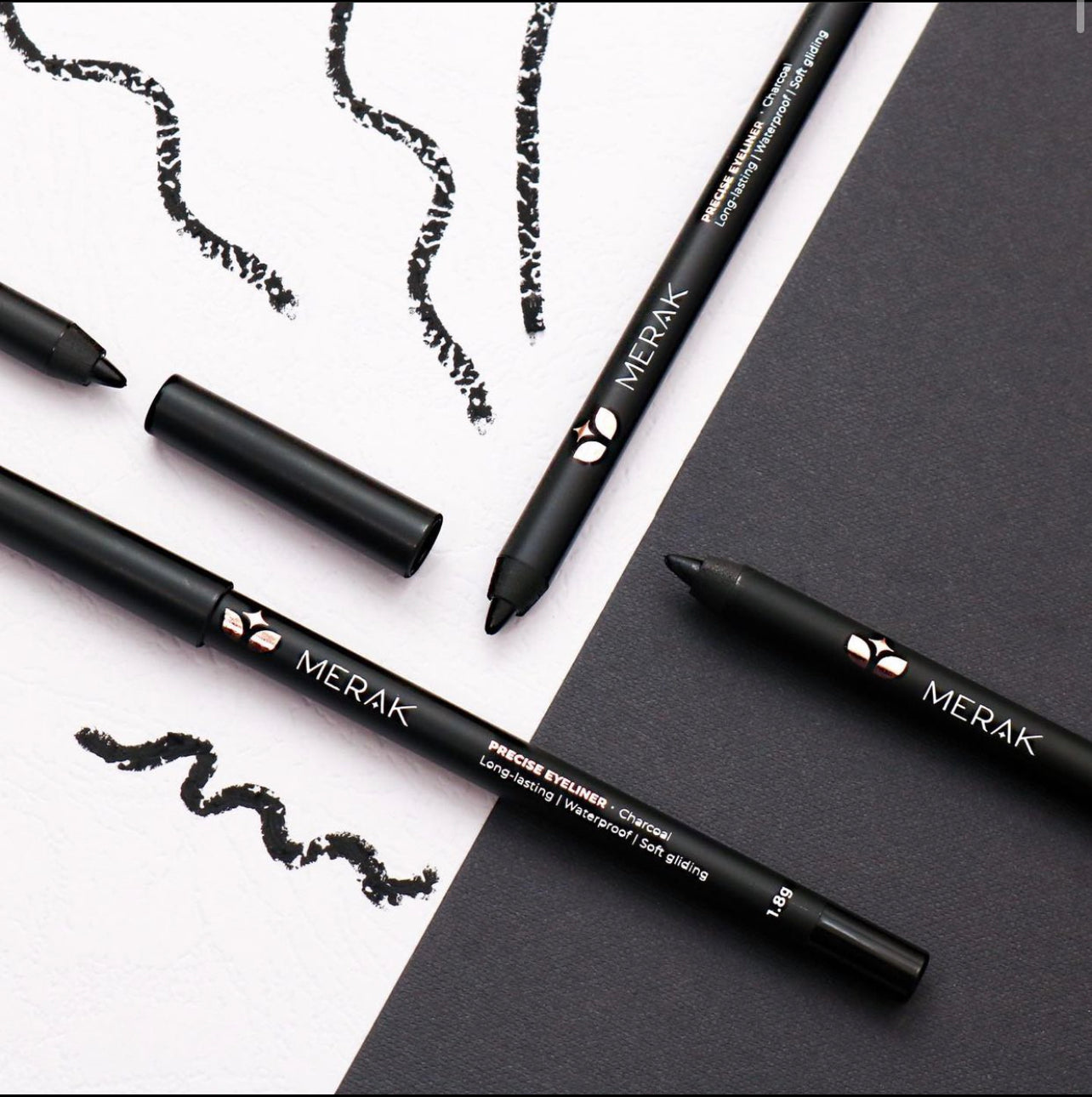 Merak Black Waterline Pencil