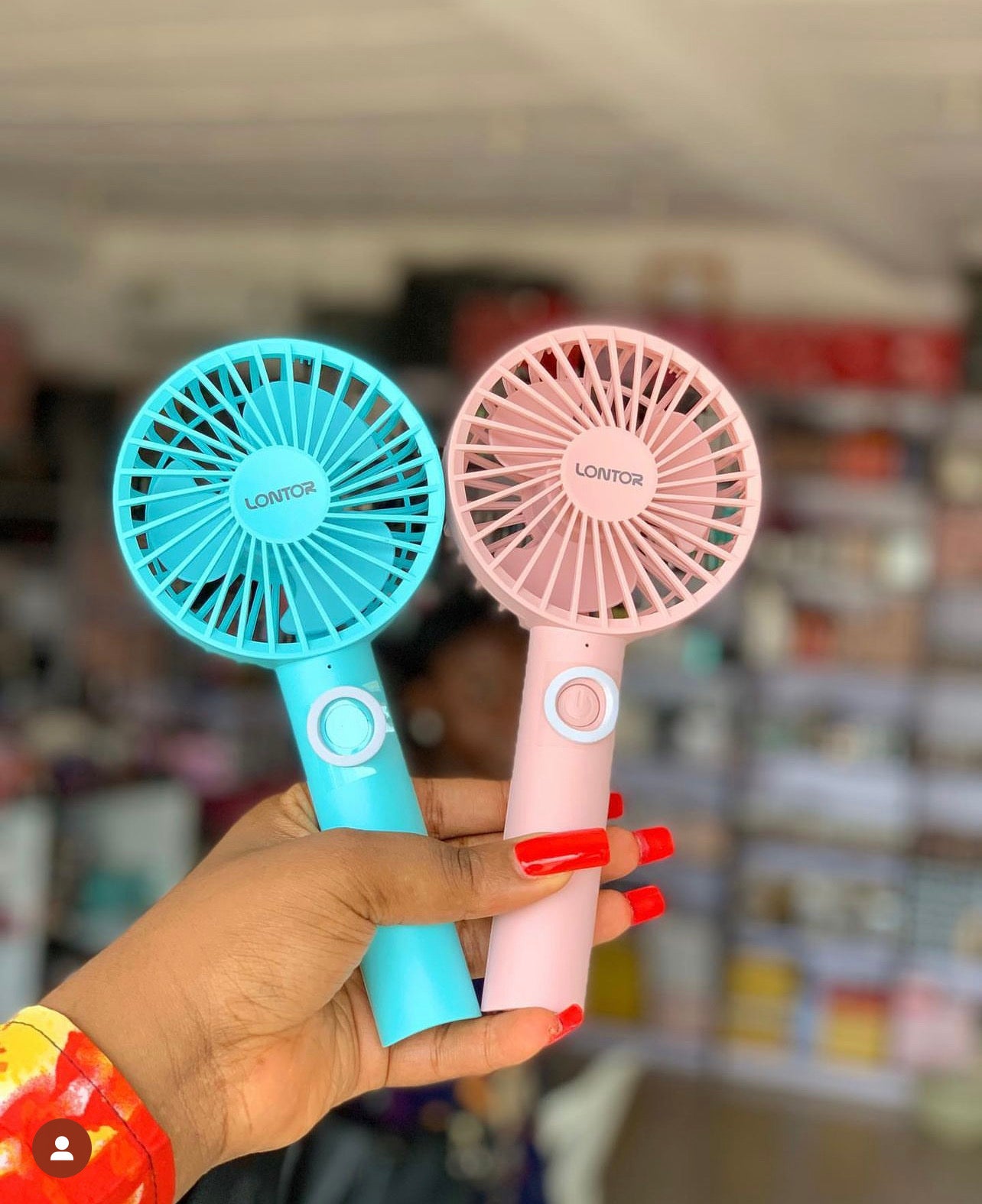 Lontor Rechargeable Mini Fan