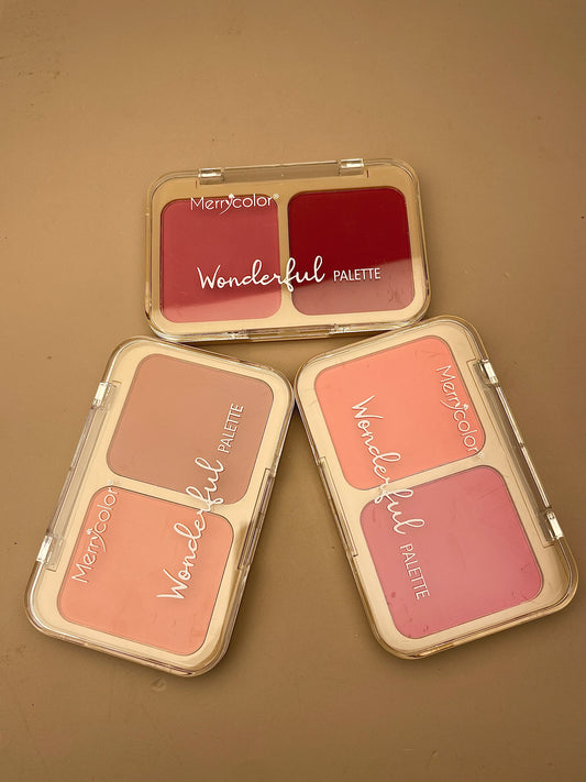 Merry Color 2in1 Wonderfum Blush Palette