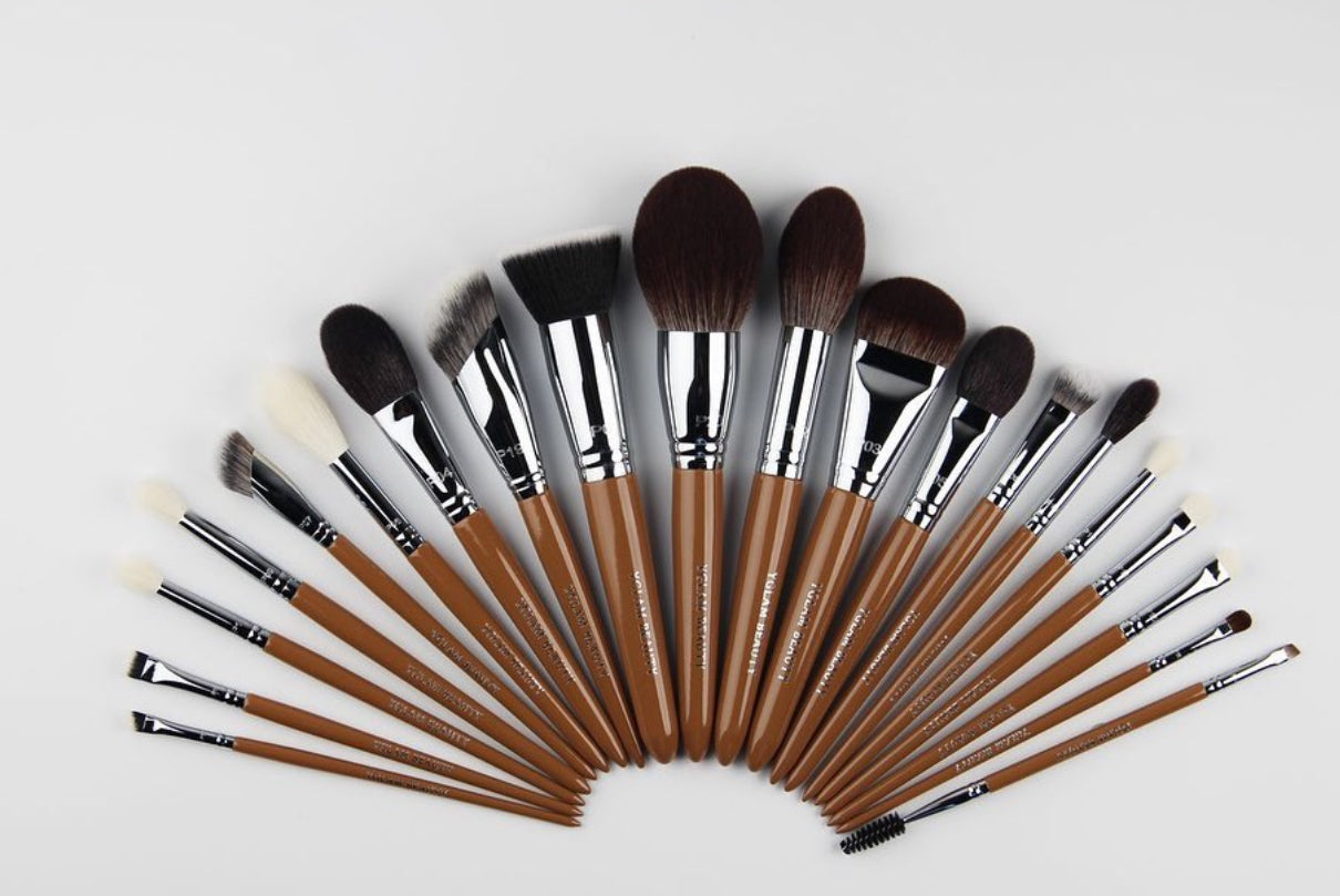 YGLAM BROWN BRUSH SET