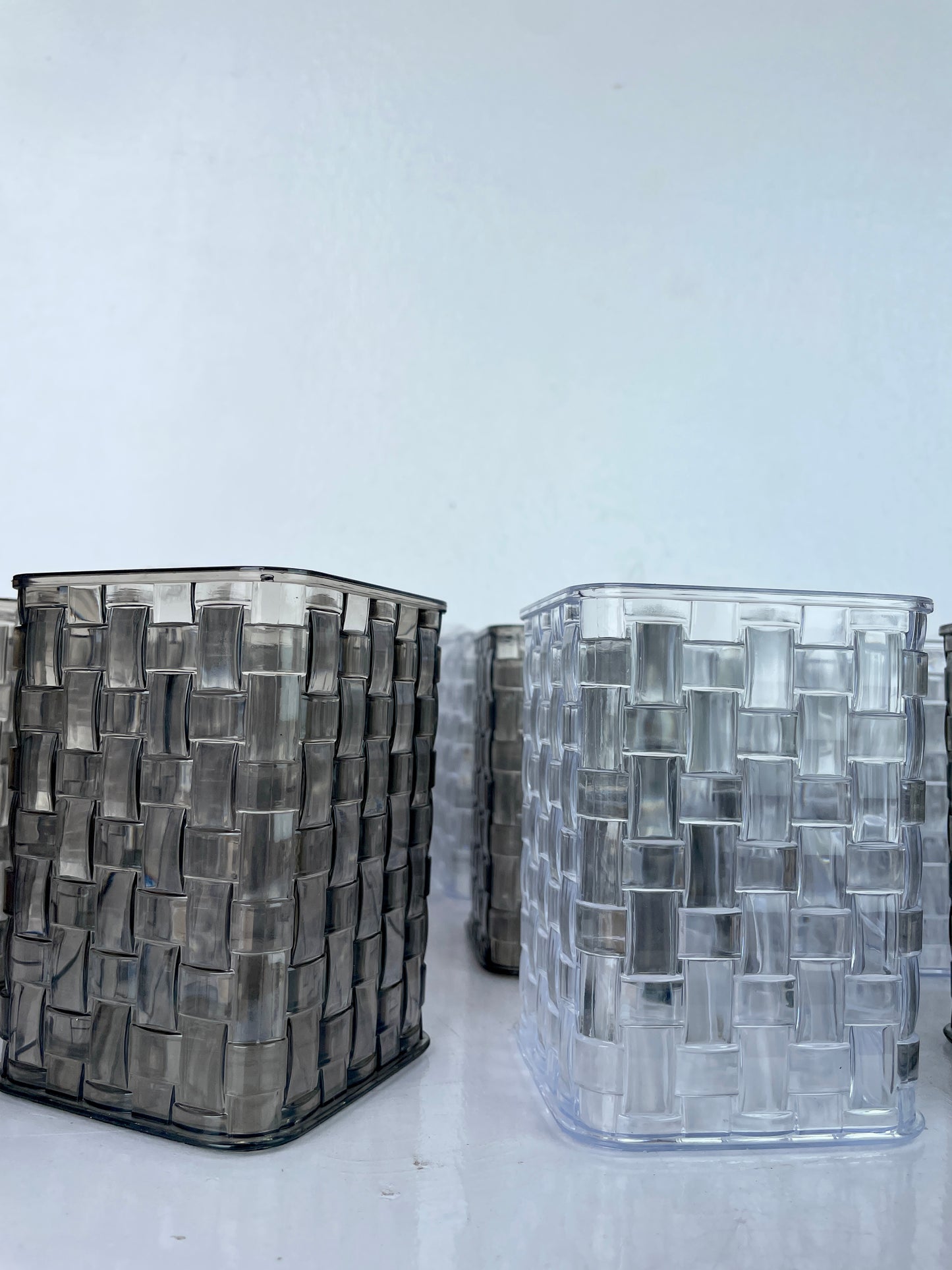 Acrylic Crystal Brush Cup