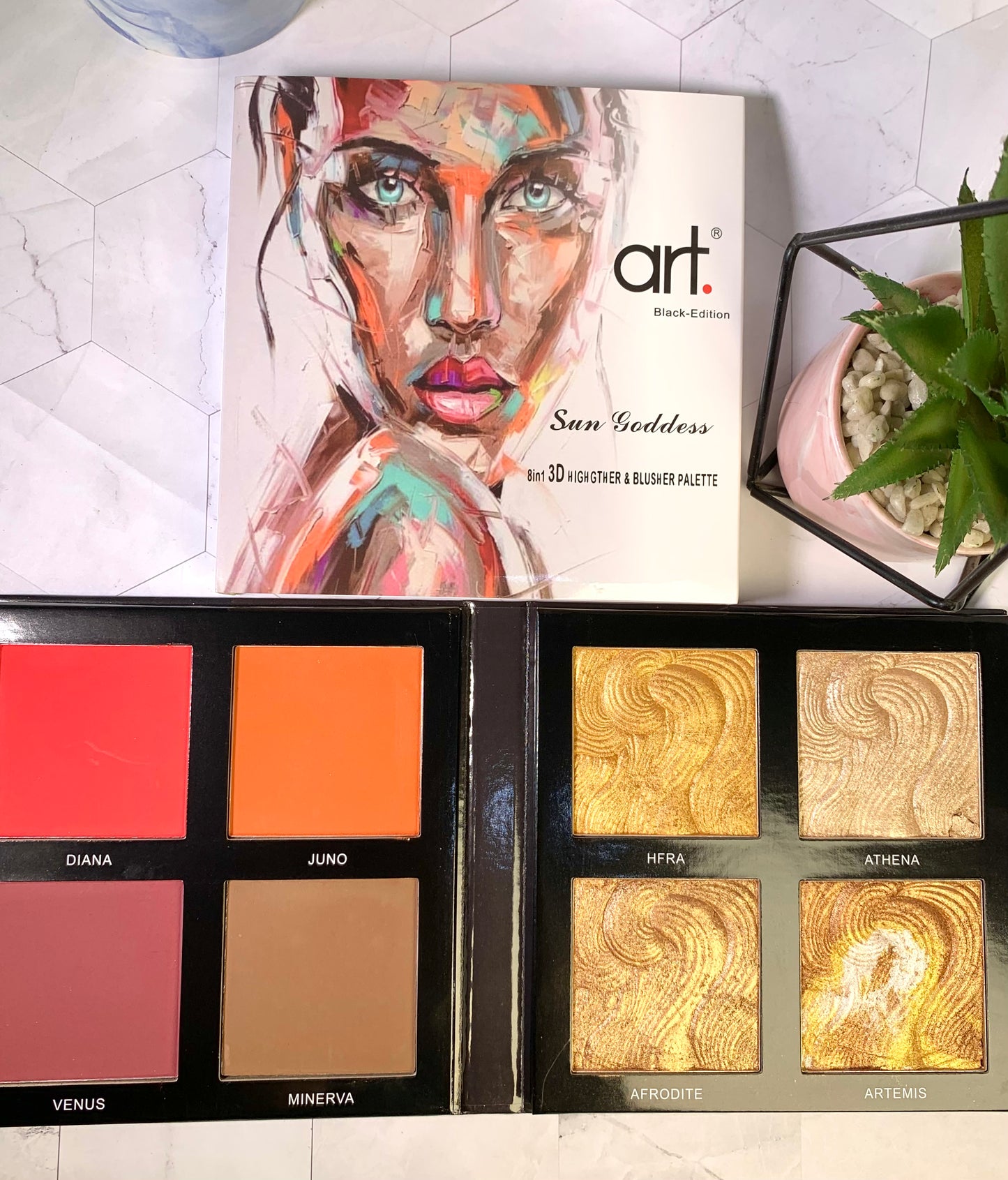 ART SUN GODDESS BLUSH & HIGHLIGHTER