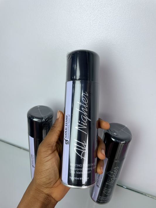 Gold Stamp All Nighter Spray