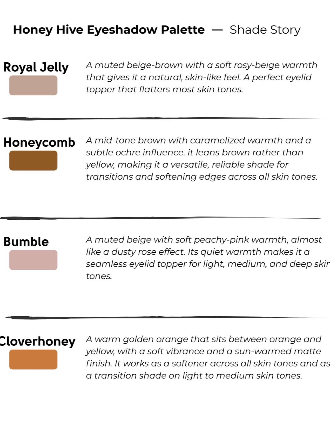 BOJ Honey Hive Eyeshadow Palette