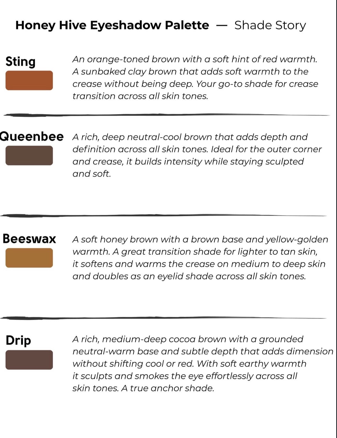 BOJ Honey Hive Eyeshadow Palette