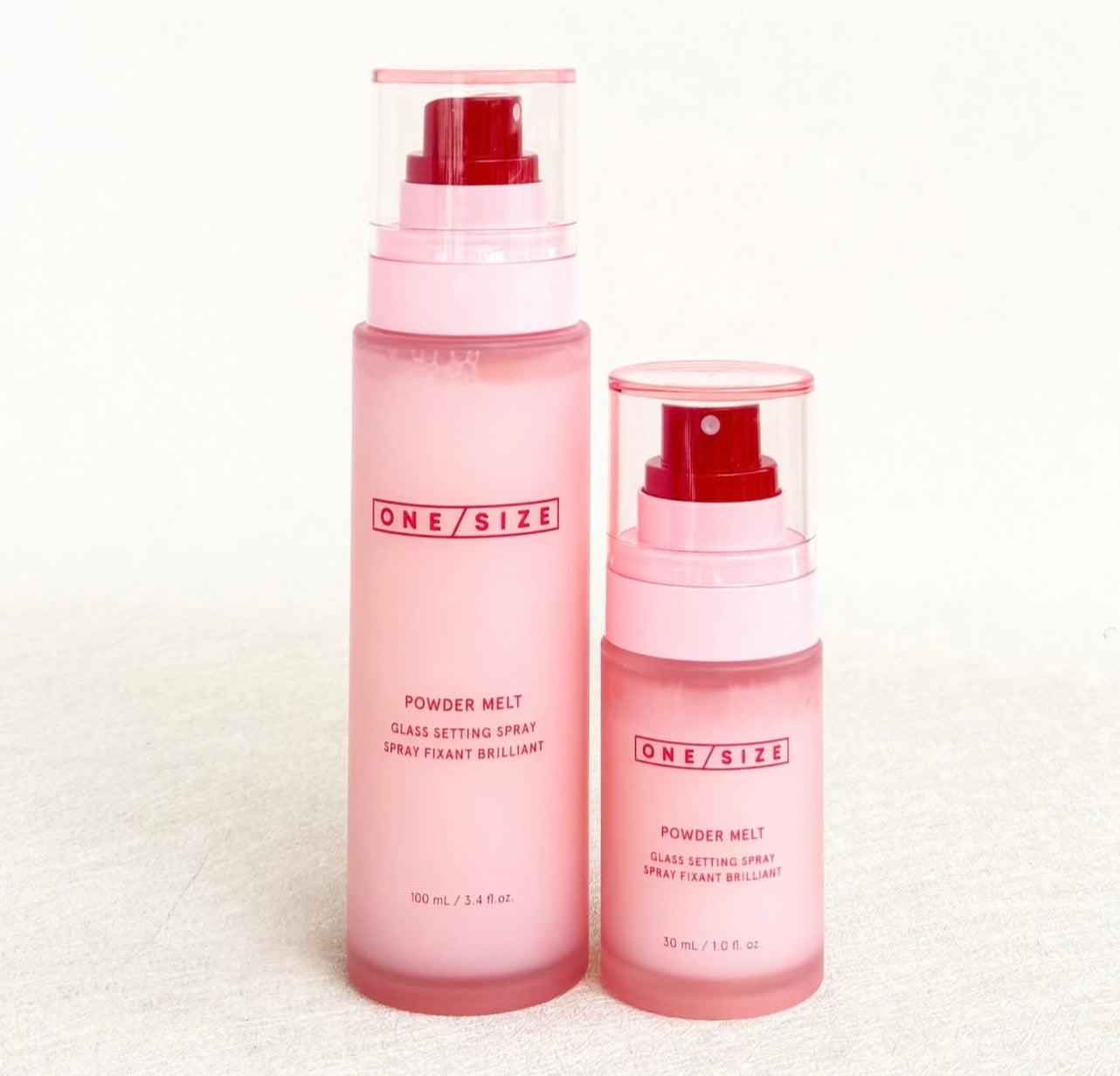 One Size Powder Melt Setting Spray