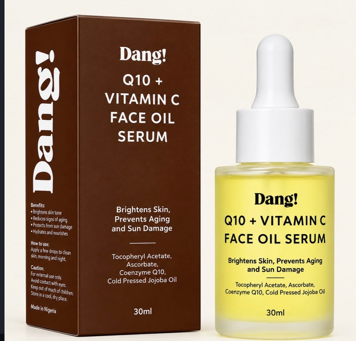 Dang Q10+ Vitamin C Face Oil Serum 30ml