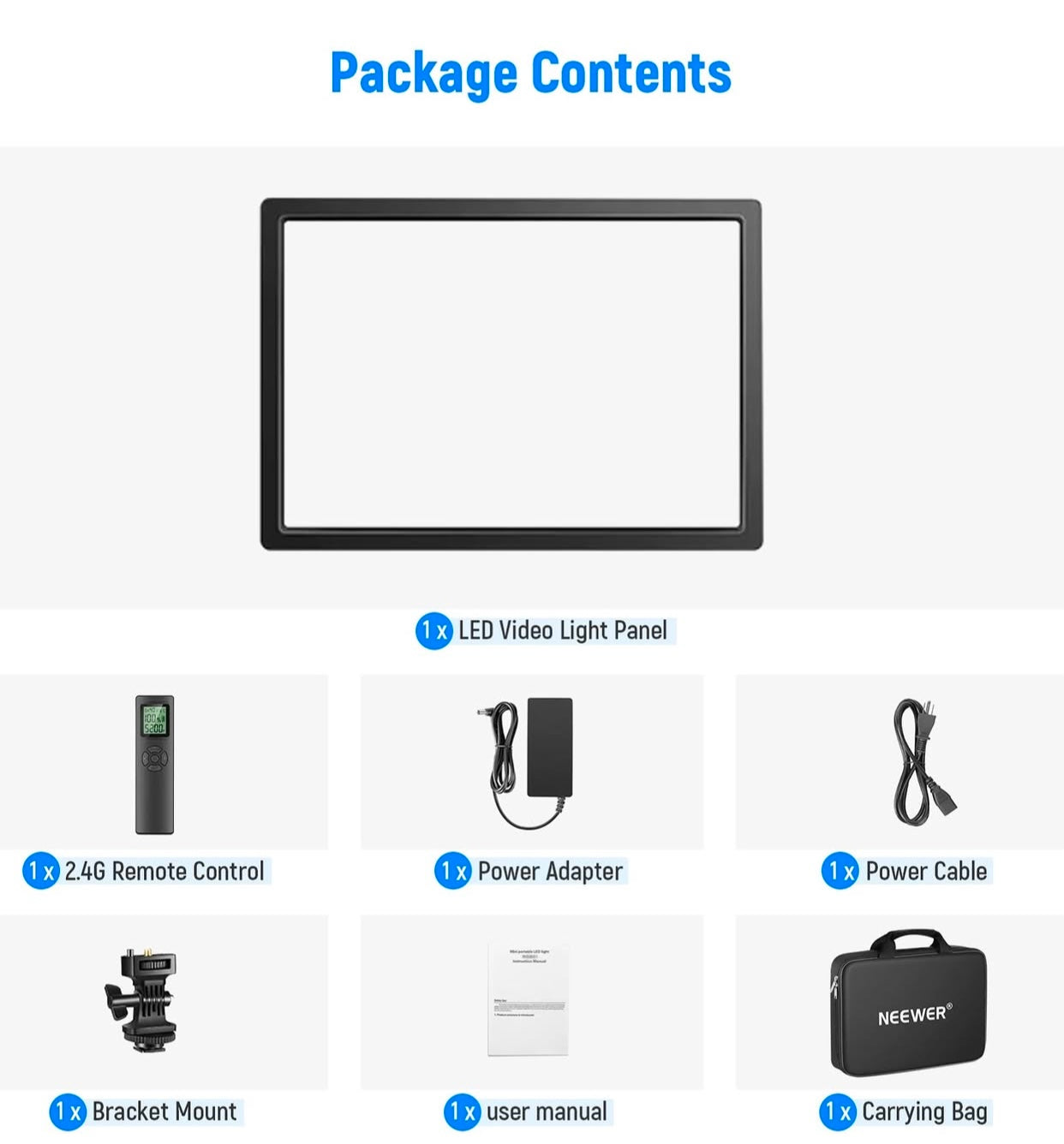 Neewer NL-288ARC LED Panel Light