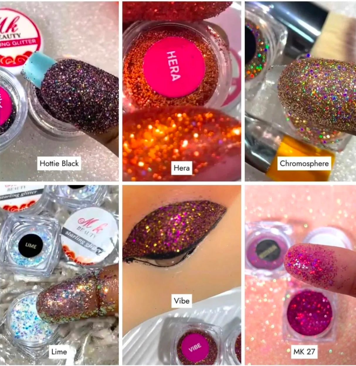 MK BEAUTY STARLING GLITTERS