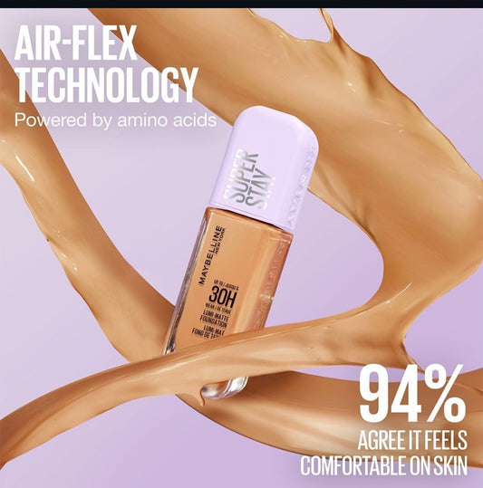 Maybelline Superstay Lumi Foundation 30H (New Packaging)
