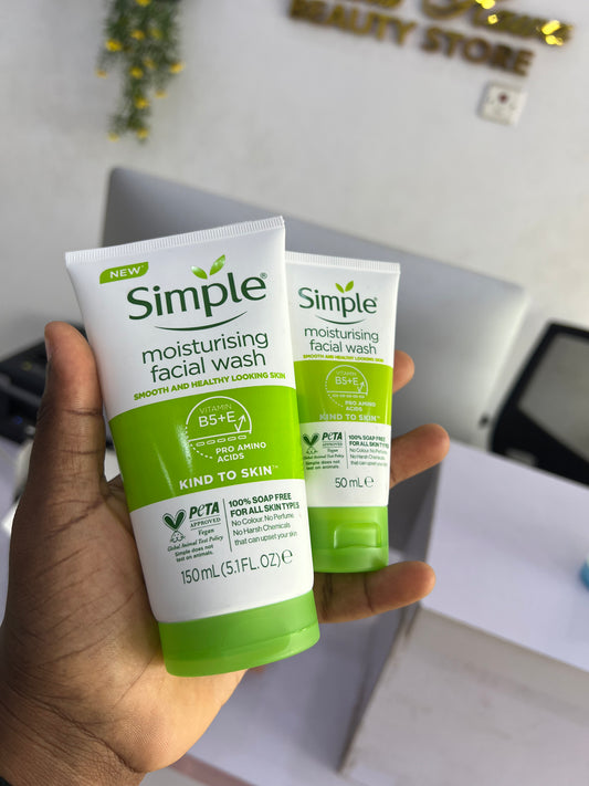 Simple Moisturizing Facial Wash