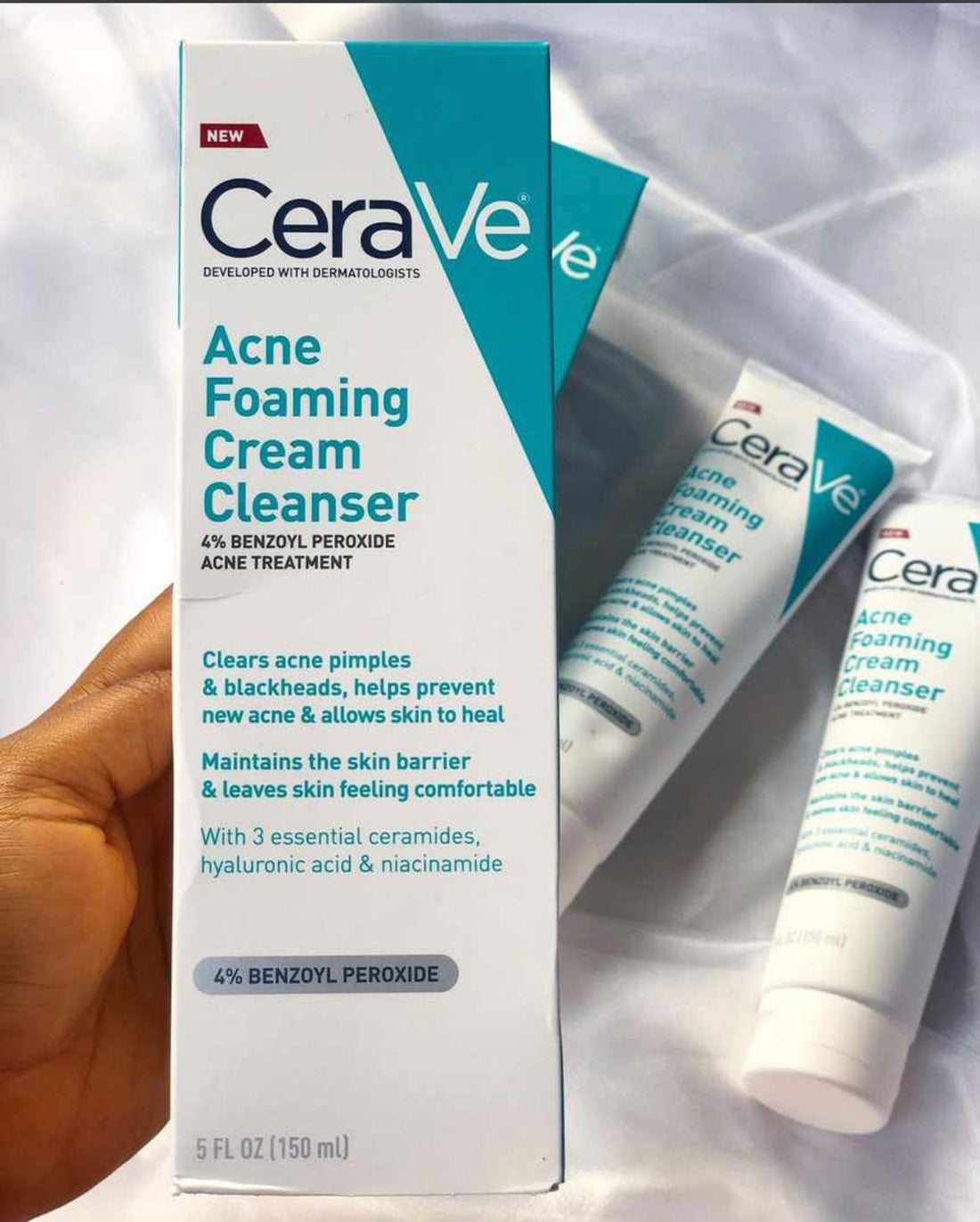 Cerave Acne Foaming Cream Cleanser Nana Hawa Beauty 7161