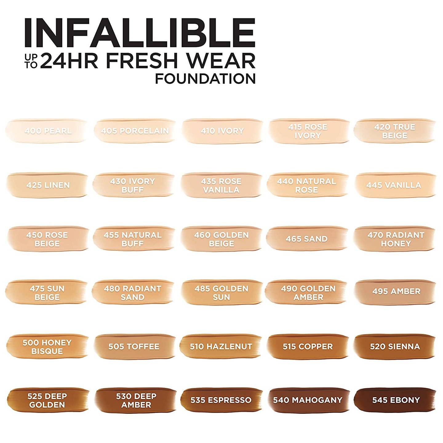 L'OREAL INFALLIBLE FOUNDATION