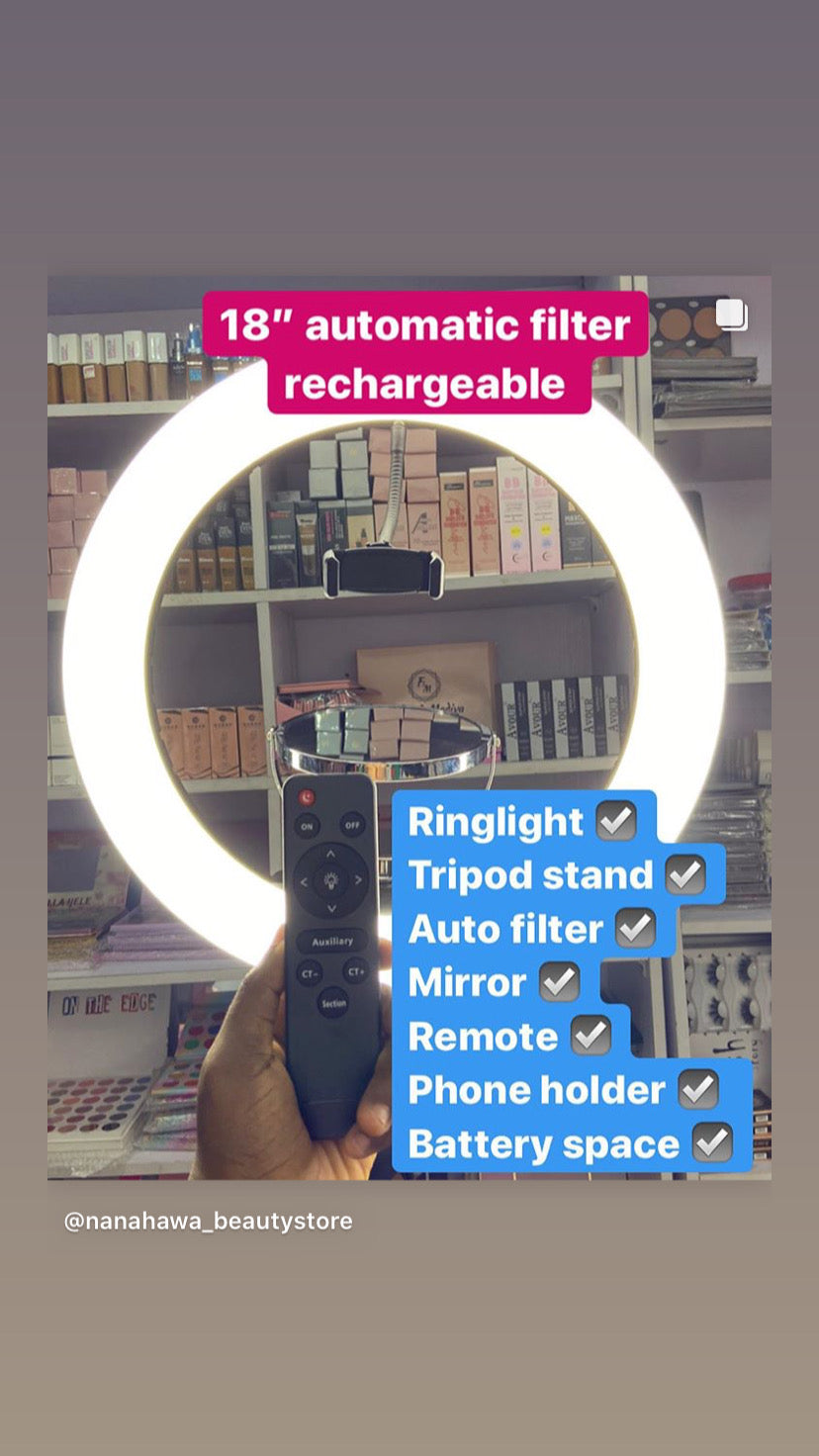 18" New Design Rechargeable Ringlight