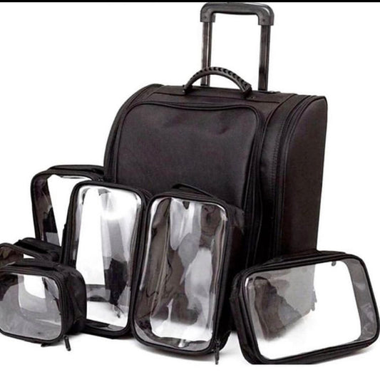 Makeup Trolley with 6 Pouches