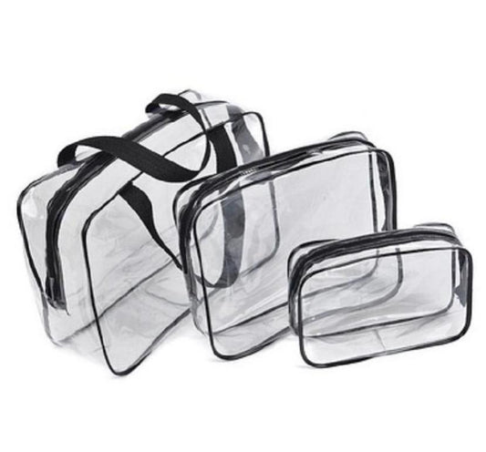 3in1 PVC Transparent pouch