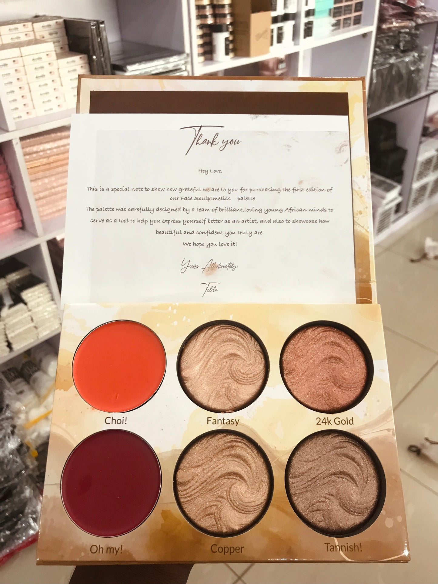 Tehila Mini Blush and Highlighter Palette