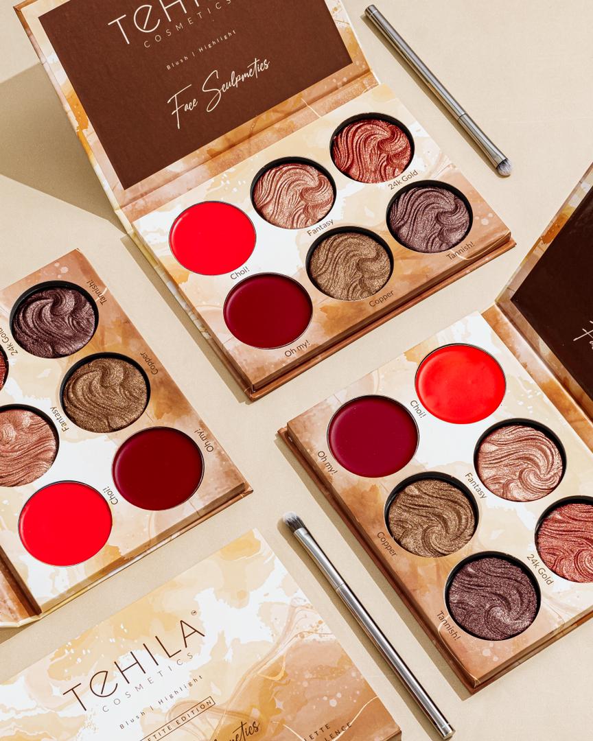 Tehila Mini Blush and Highlighter Palette