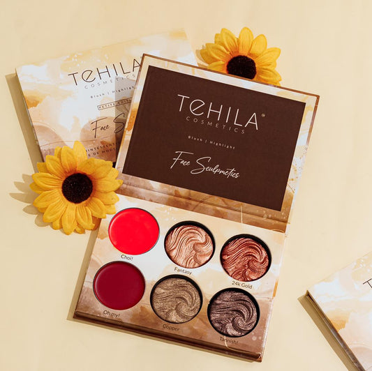 Tehila Mini Blush and Highlighter Palette