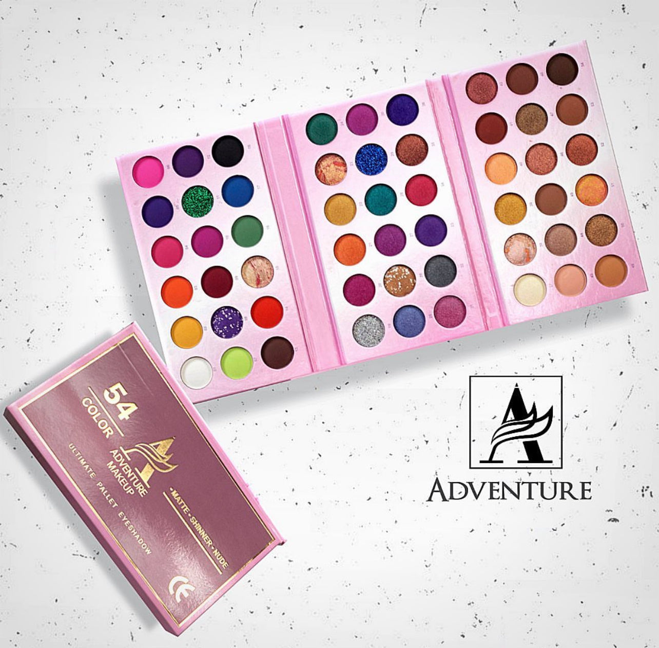 Adventure 54 Colors Eyeshadow Palette